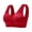 Red, variant on Wireless Bras for Women Easy Access Front Closure No Show Smooth Finish Lightweight No Show Design Modern Minimal Look Weekend Lounge Style Secure Hold without Bulk Summer Gray 3XL