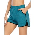 thumbnail image 4 of Women's Activewear Running Bike Shorts Double Layer Quick-Dry Short with Pockets, 4 of 7