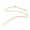 Gold, variant on 10 Strds Brass Slider Necklaces Bases Box Chains w/ Stopper CZ Charm Ends 31.5"-Gold