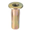 thumbnail image 4 of Unique Bargains Multi-Grip Rivet-Nut, M6 Pre-Bulbed Shank Carbon Steel Color-Zinc-Plated Flat Head Threaded Insert Nut 30 Pcs, 4 of 5