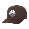 thumbnail image 1 of Gravity Outdoor Co. Flex Fit Sombrero - Marrón - Pequeño / Medio Gravity Outdoor Co. Gorra de béisbol, 1 of 2