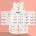 thumbnail image 3 of Sentuca Sleep Sack for Newborn 6-12 Months 100% Cotton Soft Sleeping Bag Printing Double Zipper Waistcoat Baby Sleep Sacks,Multicolor, 3 of 7