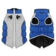 thumbnail image 3 of Warm Dog Winter Coat,Dog Cold Weather Coats Windproof Reflective Turtleneck Dog Fleece Vest with Harness, 3 of 6