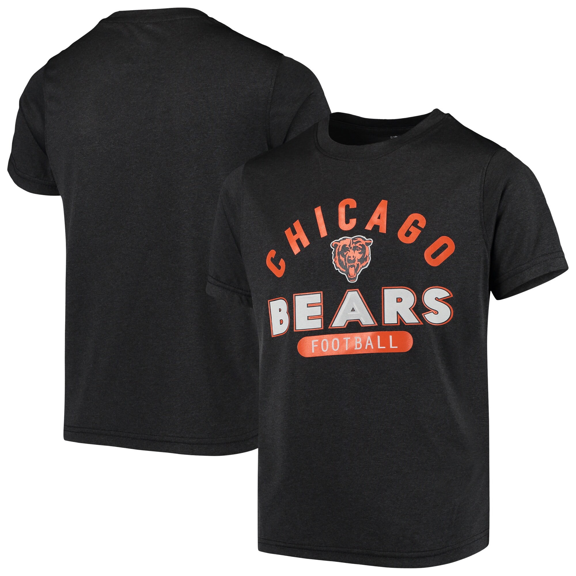Youth Black Chicago Bears Twist T-Shirt - Walmart.com - Walmart.com