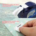thumbnail image 3 of 6-Pack LetraTag Refills Label Tape Compatible Dymo LT 91331 (S0721610) 12mm x 4m, Letratag LT Black, 3 of 5