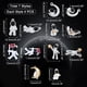 thumbnail image 2 of 7 estilos de dijes de astronautas, 28 piezas, colgantes de astronauta, estrella, luna, universo, cuentas sueltas, blanco, aleación linda, 2 of 5