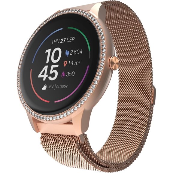 Restored iTouch Sport 4 Smartwatch: Rose Gold Case With Rosegold Strap