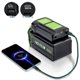 thumbnail image 2 of Para GreenWorks para Adaptador de Batería de Litio Ryobi 40V con Puerto USB Tipo C con Luz LED, 2 of 11