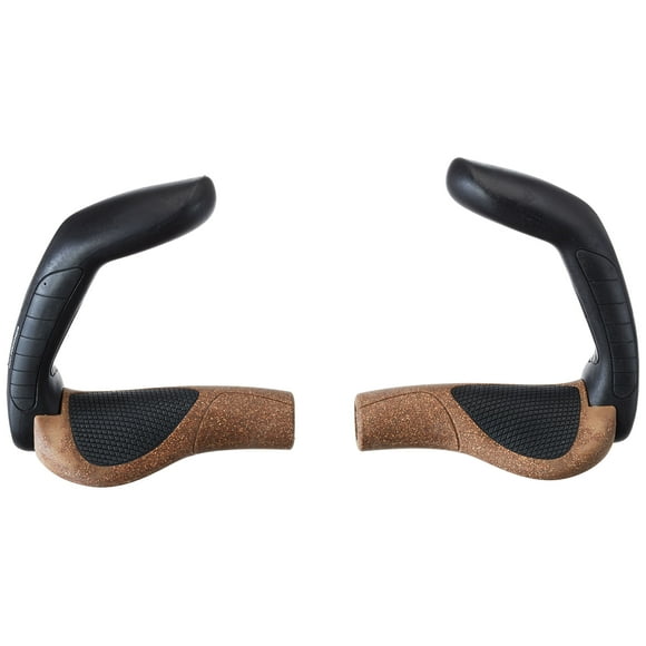 Ergon GP5-L BioKork Grip: Large Black/Tan