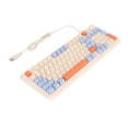 thumbnail image 1 of Wired Computer Keyboard, Notebook Keyboard 94 Keys Mechanical Feel Long Lasting  for Desktop Computer, 1 of 7