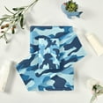 thumbnail image 5 of Coolnut 3 PCS Towel Fashion Blue Camo Camouflage Cotton Bath Towel Set (1 Bath Towel, 1 Hand Towel, 1 Washcloth) for Bathroom, Super Soft and Quick Dry Towels, 5 of 6