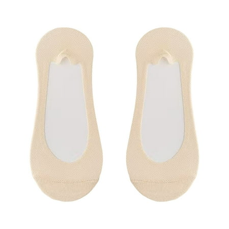 Fgnfyis Women s Thin No Show Low Cut Liners Socks for Women Loafer Hidden Breathable Non for Spring Summer Beige