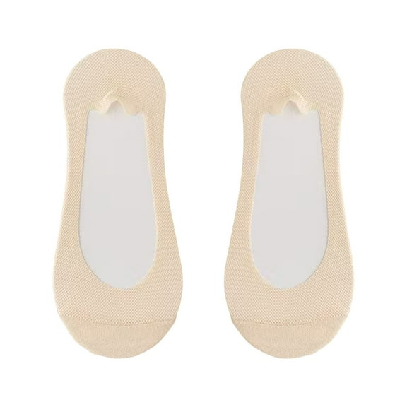 Ankle Socks - Women's Thin no Show Low Cut Liners Socks for Loafer Hidden Breathable non , Socks for Women,Color: Beige Size: One Size