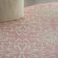 thumbnail image 4 of Nourison Jubilant Geometric Floral Ivory/Pink 8' x round Area Rug, (8' Round), 4 of 9