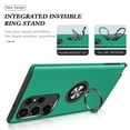 thumbnail image 3 of Allytechgroup Hybrid Case for Samsung Galaxy S25 Ultra with 360° Rotatable Ring Kickstand, Soft TPU + Rugged PC, Screen Lens Protection Shockproof Anti-Fall Magnetic Car Mount Back Case, Darkgreen, 3 of 7