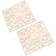 thumbnail image 1 of apliques de madera de 5,78 pulgadas cuadrados, sin pintar, de Burlywood, tallados en madera, para armarios, muebles, puertas, camas, decoración ornamental, 1 of 8