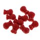 thumbnail image 2 of 10 Unidades Suministros De Artesanía Colgantes Para La Elaboración, Granos Del Espaciador Resulta De La Joyería Haciendo Accesorio Para DI rojo Soledad Colgantes sueltos encantos, 2 of 7