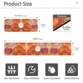 thumbnail image 3 of Yayeee Faucet Mat for Kitchen Sink 14.7" Diatomite Long Splash Guard Pad, Orange Abstract Floral, 3 of 7