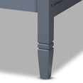 thumbnail image 4 of Baxton Studio Lit de Repos Taille Double en Bois Gris Mariana, 4 of 8