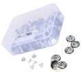 thumbnail image 4 of Jeans Buttons, 120Pcs Durable Iron Strong Convenient Pants Buttons, For Pants Men Short Skirts Ladies, 4 of 8