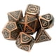 thumbnail image 4 of de Dados de Metal de 7 Piezas de Dados D&D de Metal Poliédrico Aleación de Zinc con para DND 06 Yotijar Lote de dados poliédricos, 4 of 7