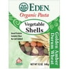 Eden Organic Pasta Vegetable Shells, 12 oz, (Pack of 3)