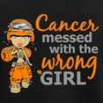 thumbnail image 3 of CafePress - Combat Girl Kidney Cancer Women's Dark Pajamas - Women's Short Sleeve Print T-Shirt and Pants Dark Cotton Pajama Set, 3 of 7