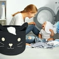 thumbnail image 5 of TACYKIBD Woven Basket 15" Lx14 H Cotton Rope Toy Basket with Cat Design, Cute Animal Basket Gift Basket Large Cat Toy Basket Baby Laundry Basket for Towels, Blankets, Cute Basket for Cat Toys, 5 of 17