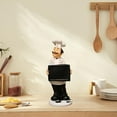 thumbnail image 4 of Escultura decorativa de figura de chef para decoración de cocina, decoración campestre en miniatura 4 10.5x8.5x22.5cm, 4 of 8