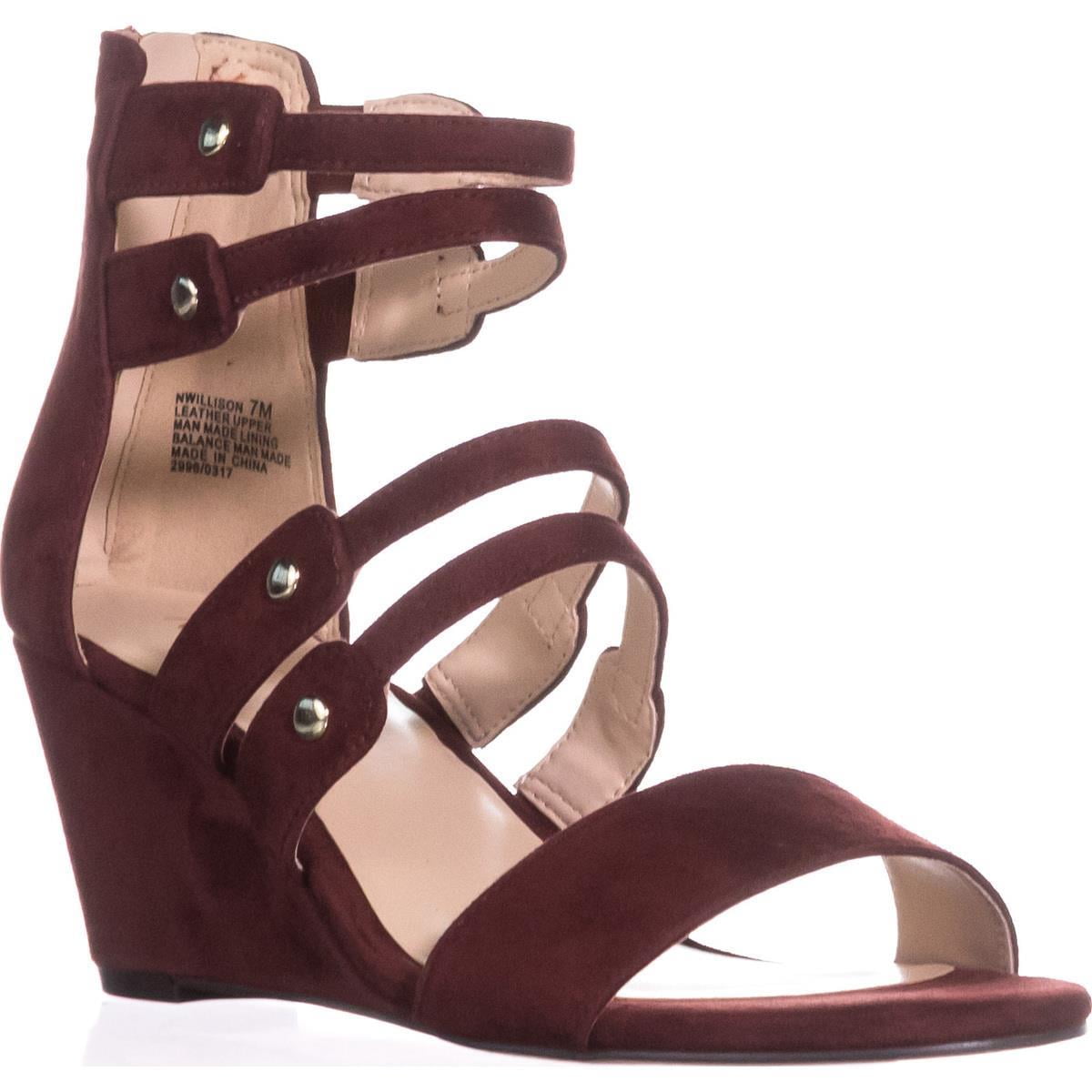 nine west women's agnes strappy low dress sandals