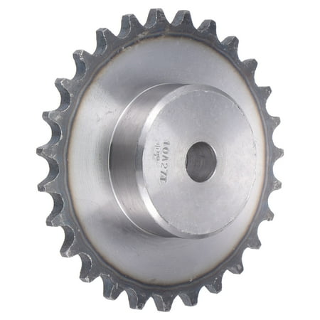 

Uxcell 27 Teeth Sprocket Single Strand 5/8 Pitch 16mm Bore Carbon Steel for 50 Roller Chain