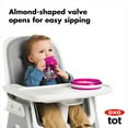 thumbnail image 6 of OXO Tot Transitions Straw Cup With Removable Handles 6 Oz - 2 Pack - Pink, 6 of 6