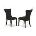 thumbnail image 4 of Atlin Designs 5-piece Wood Dining Room Table Set in Black, 4 of 6
