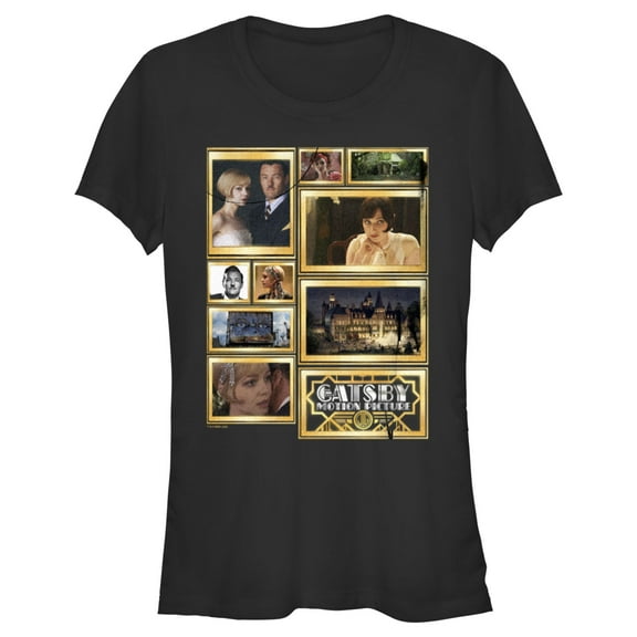 Junior's The Great Gatsby Movie Scenes Graphic Tee White Medium