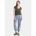 thumbnail image 4 of No Boundaries Scoop Neck Tee with Short Sleeves, Women's, 4 of 5