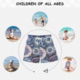 thumbnail image 6 of Abstarct Mandala Flowers Boys' Swim Trunks Board Shorts Beach Pants Bathing Bottoms L, 6 of 8