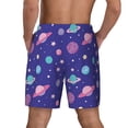 thumbnail image 4 of Goofa Space Printed Men's Swim Trunks Board Shorts Quick Dry Mens Swimming Trunks with Compression Liner,Breathable Fit Hawaii Beach Shorts-X-Large, 4 of 9
