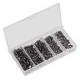 thumbnail image 1 of Conectores de anzuelo de pesca de anillo sólido giratorios de rodamiento de bolas de 250 piezas + caja de plástico, 1 of 8