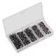 thumbnail image 3 of 250 Uds. Conectores de gancho de pesca de anillo sólido giratorios con rodamiento de bolas + caja de plástico, 3 of 6