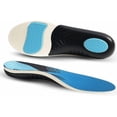 thumbnail image 1 of Orthotic Inserts Arch Support Shoe Inserts for Women Men,Orthotic Shoes Inserts,Plantar Fasciitis Insoles for Flat Feet,High Arch Support Shock Absorption Insoles (Blue, Men 7-7.5/Women 9-9.5), 1 of 5