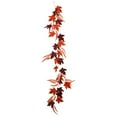 thumbnail image 2 of Boovnll 5.9Ft Fall Garland, Artificial Maple Leaves Garlands Hanging Fall Leaves Garland for Thanksgiving Halloween Indoor Outdoor Mantle Party Decor, Fall Decorations for Home, 2 of 7