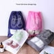 thumbnail image 3 of Yuarrent Bolsa de zapatos Bolsa a prueba de polvo Almacenamiento de bolsillo Bolsas de viaje portátiles Bolsas Almacenamiento y organización del hogar Rosa, 3 of 6
