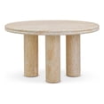 thumbnail image 1 of Pemberly Row Table d'Appoint Ronde de 26 Pouces pour Intérieur/extérieur en Faux Travertin, 1 of 6