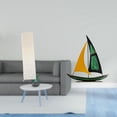 thumbnail image 2 of Pantalla De Lámpara De Pie De Velero De Hierro, Adorno Decorativo De Mesa Para Sala De Estar, Cubierta De Lámpara De Pie Feng Shui Para Escritorio, Colección De Decoración De Estantería, 2 of 8