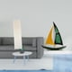 thumbnail image 2 of Pantalla De Lámpara De Pie De Velero De Hierro, Adorno Decorativo De Mesa Para Sala De Estar, Cubierta De Lámpara De Pie Feng Shui Para Escritorio, Colección De Decoración De Estantería, 2 of 8