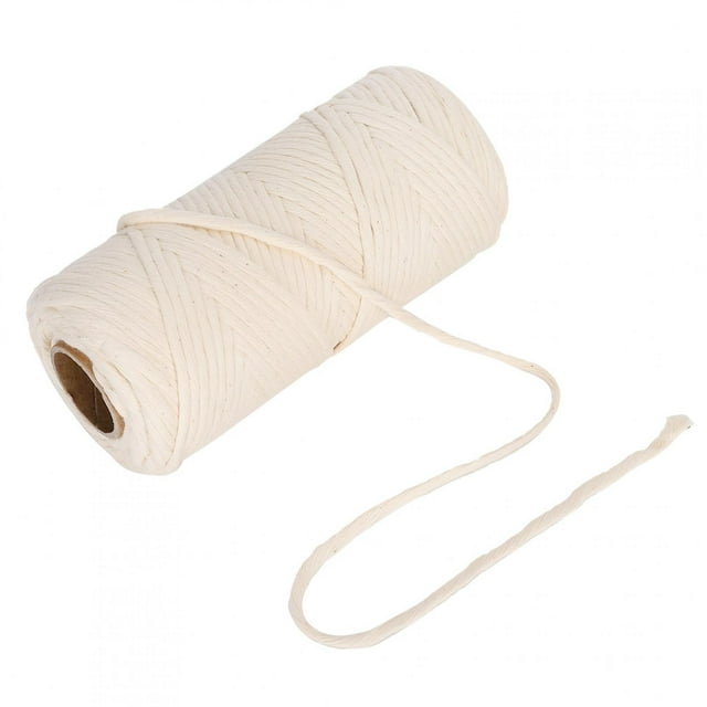Fil de Macramé, Corde de Coton 100m Fil de Coton Simple Fil de Coton Corde de Haut de Gamme