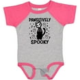 thumbnail image 3 of Inktastic Pawsitively Spooky Skeleton Cat with Ghosts and Crosses Boys or Girls Baby Bodysuit, 3 of 5