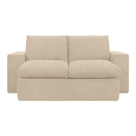 Sofá Cama Housy Manhattan Plegable Comprimido Individual Beige