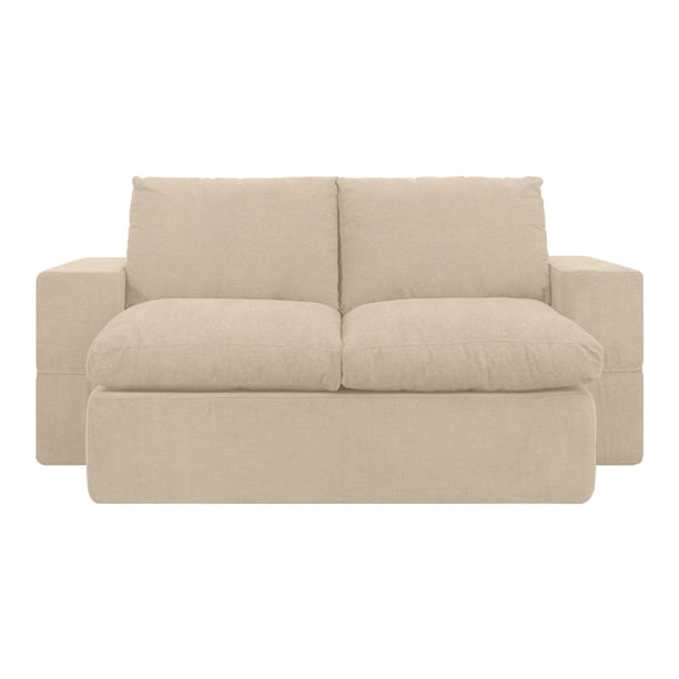 Sofá Cama Housy Manhattan Plegable Comprimido Individual Beige