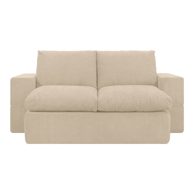 Sofá Cama Housy Manhattan Plegable Comprimido Individual Beige